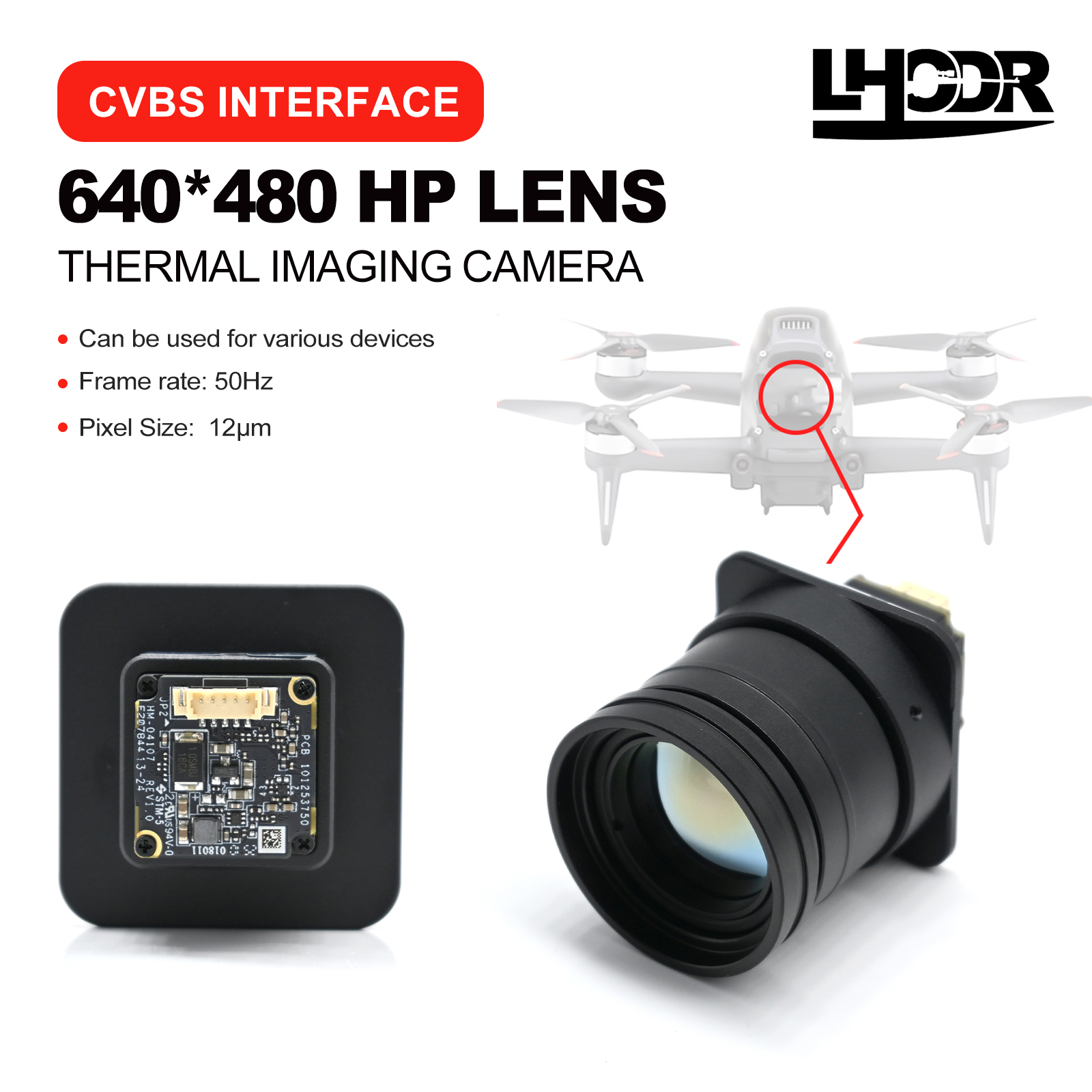 Fpv Drone Kit - 30mm 640x480 pix Drone thermal imaging