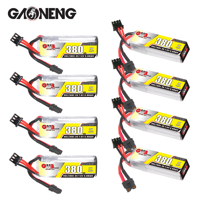 Fpv Drone Battery - GNB 2S 7.6V 380mAh 90C/180C Lipo