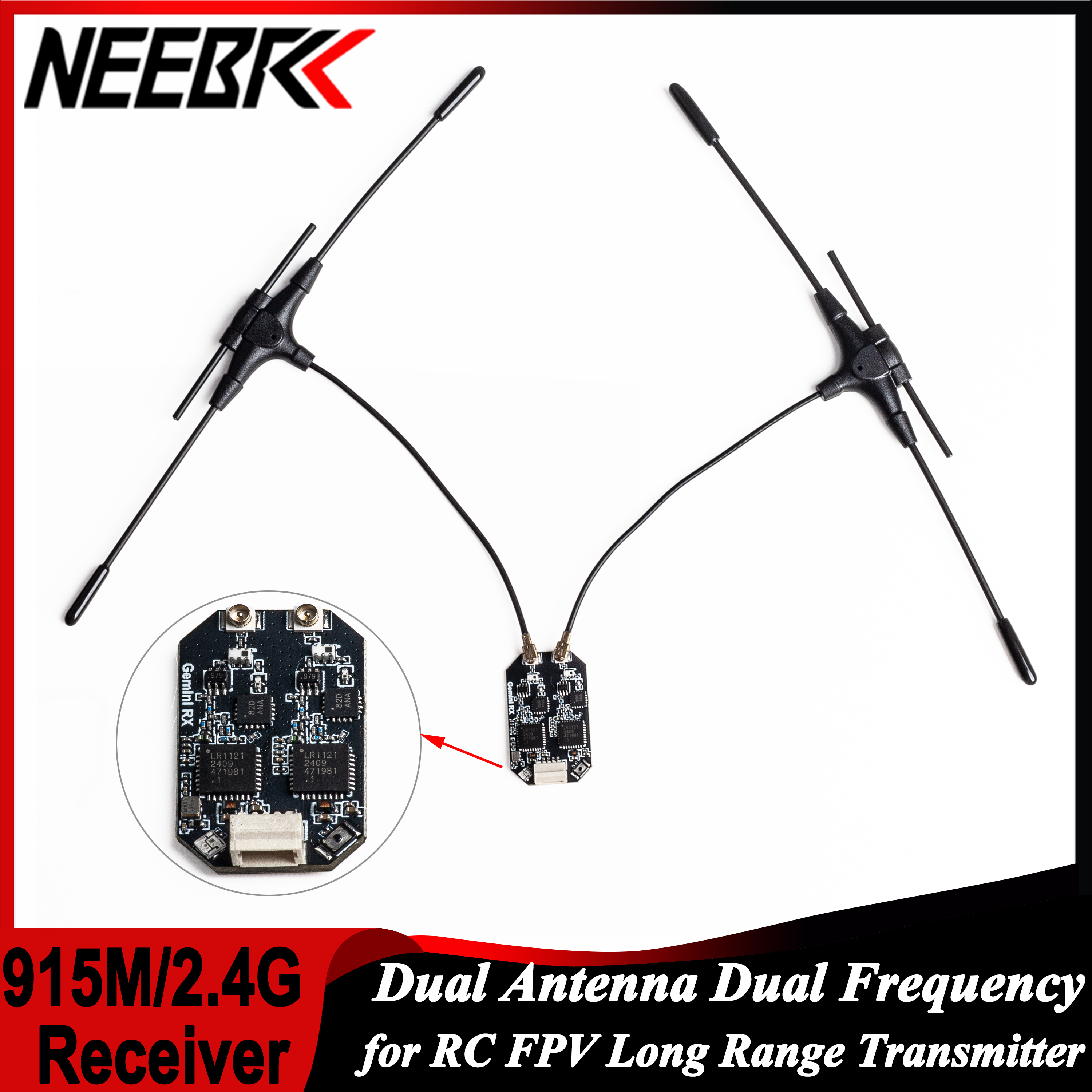 Fpv Drone Frame - ELRS 915MHz/2.4GHz Gemini Dual Antenna Dual