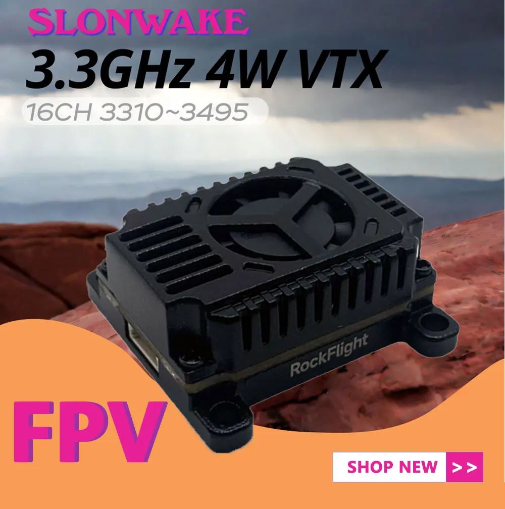 SLONWAKE FPV 3.3G 16CH 4000mW  - Fpv Drone Receiver 리뷰 및 가격