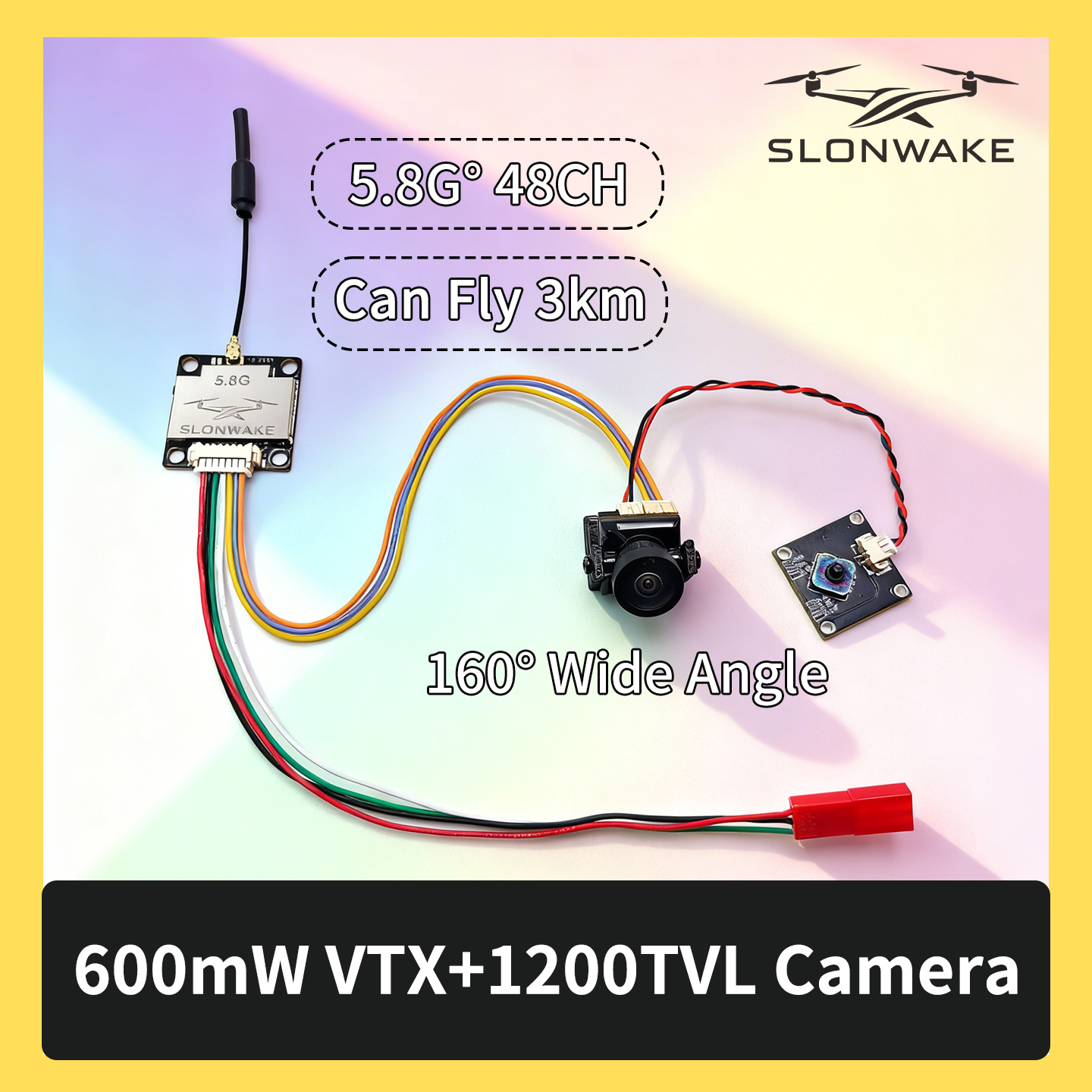 SLONWAKE 5.8G 600mW 7-24V FPV  - Fpv Drone Frame 리뷰 및 가격