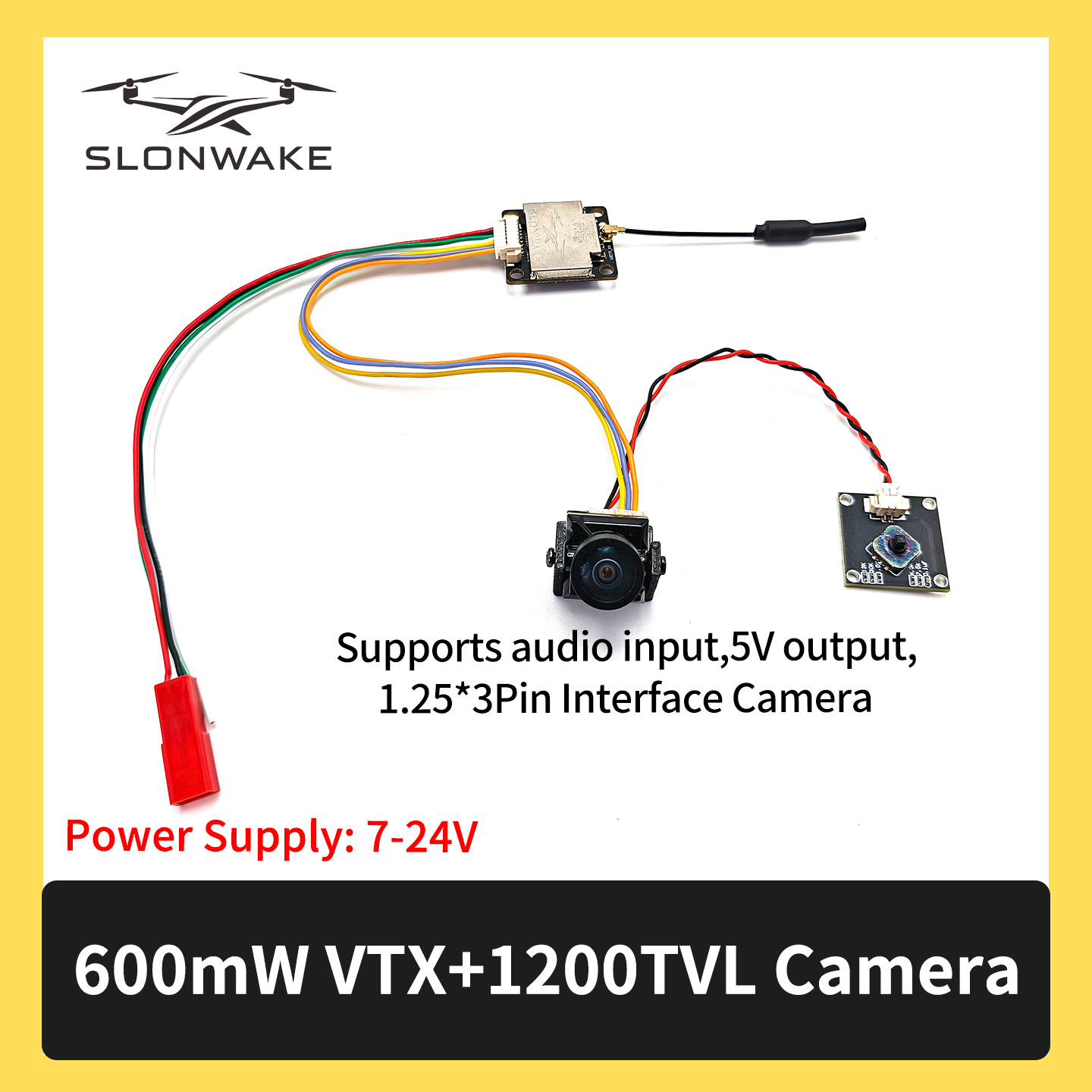 SLONWAKE 5.8G 600mW 7-24V FPV  - Fpv Drone Frame 리뷰 및 가격