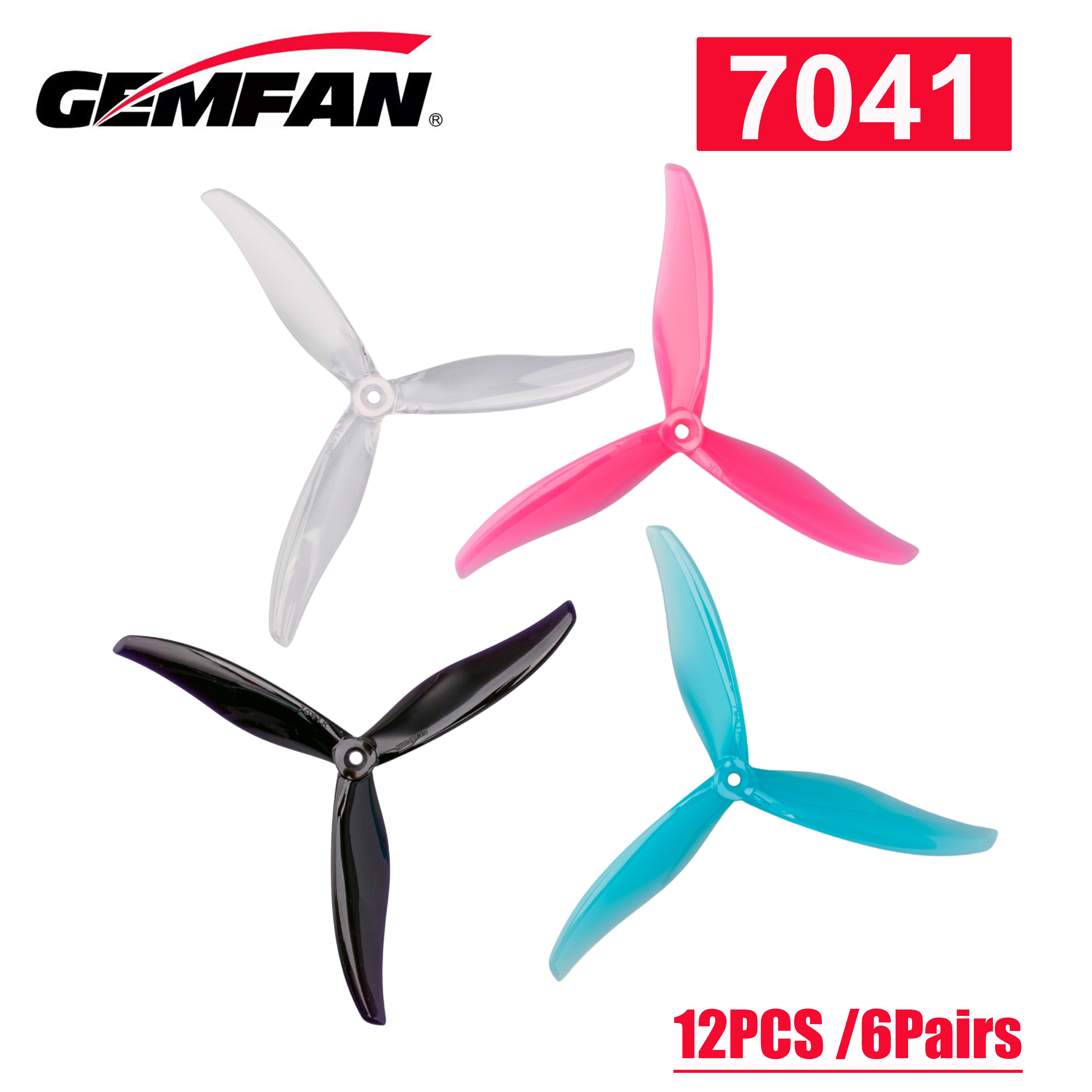 NEW12PCS /6Pairs Gemfan Flash  - Fpv Drone Motor 리뷰 및 가격