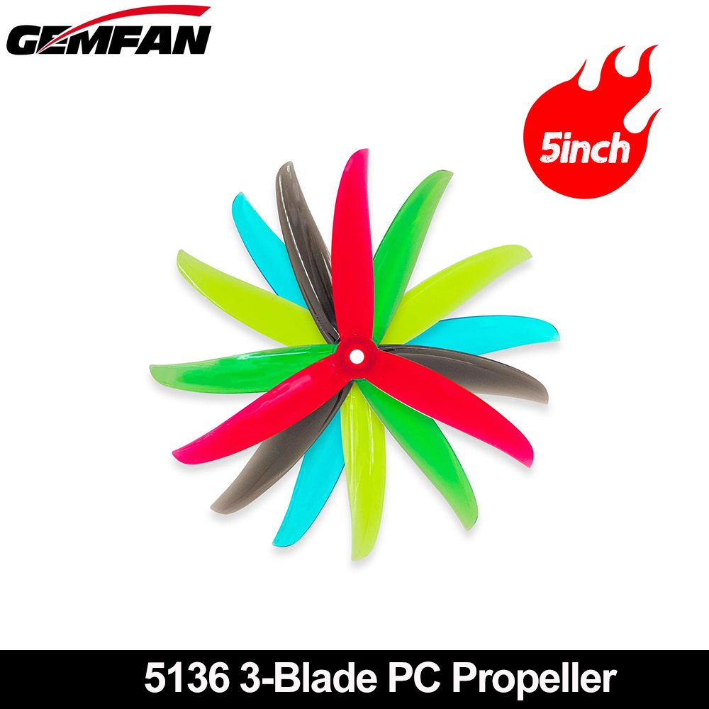 Gemfan VANOVER 5136 3 Blade PC - Fpv Drone Quadcopter 리뷰 및 가격