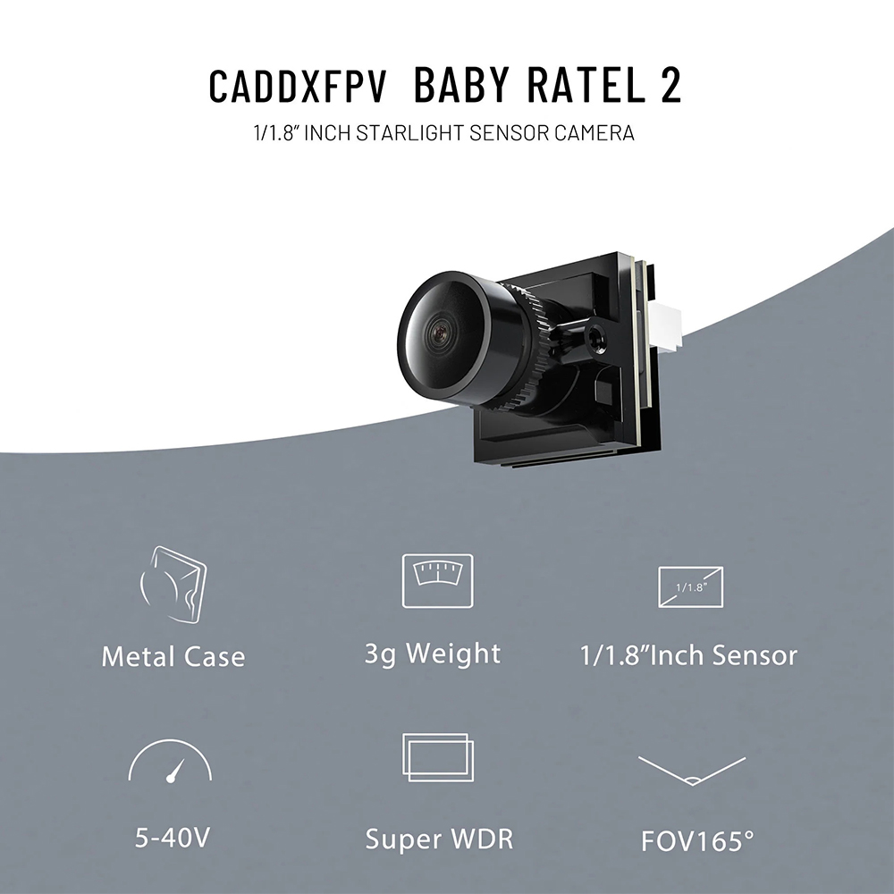 CADDX Micro FPV Camera Ratel 2 - Fpv Drone Camera 리뷰 및 가격