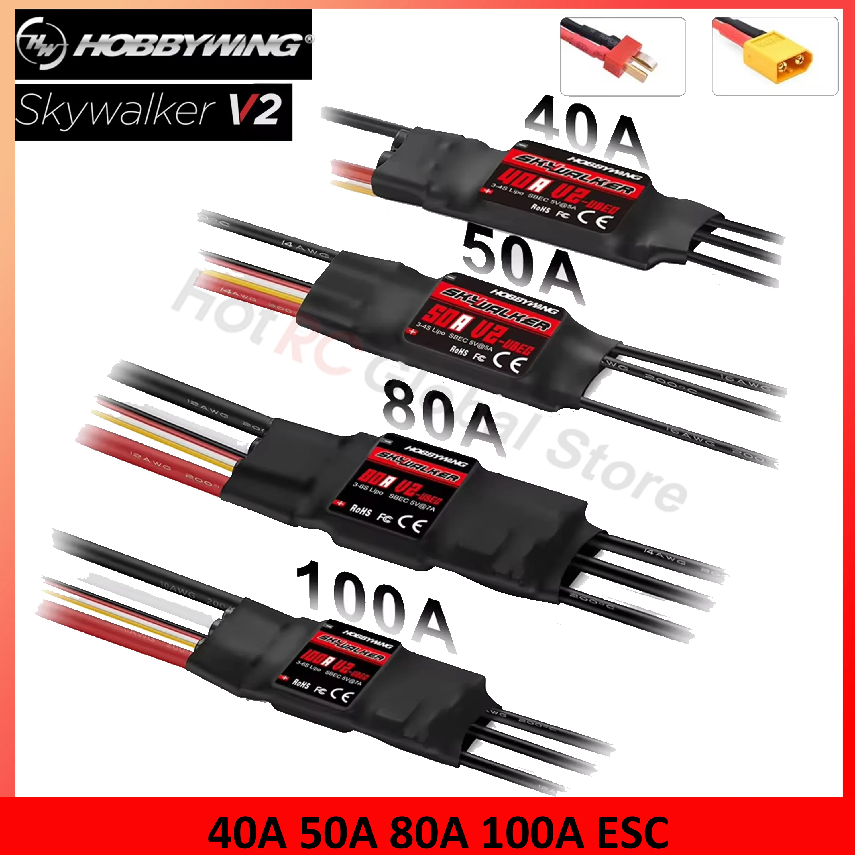 HOBBYWING Skywalker V2 Series  - Fpv Drone Esc 리뷰 및 가격