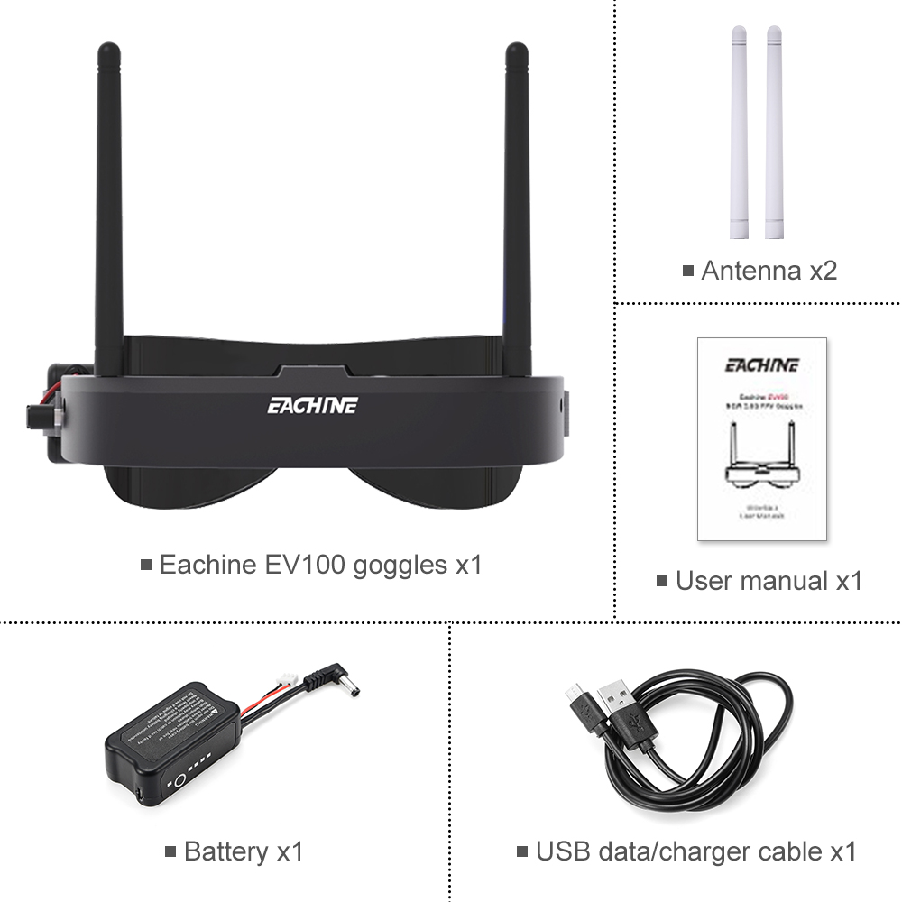 Eachine EV100 720*540 5.8G 72C - Fpv Drone Antenna 리뷰 및 가격