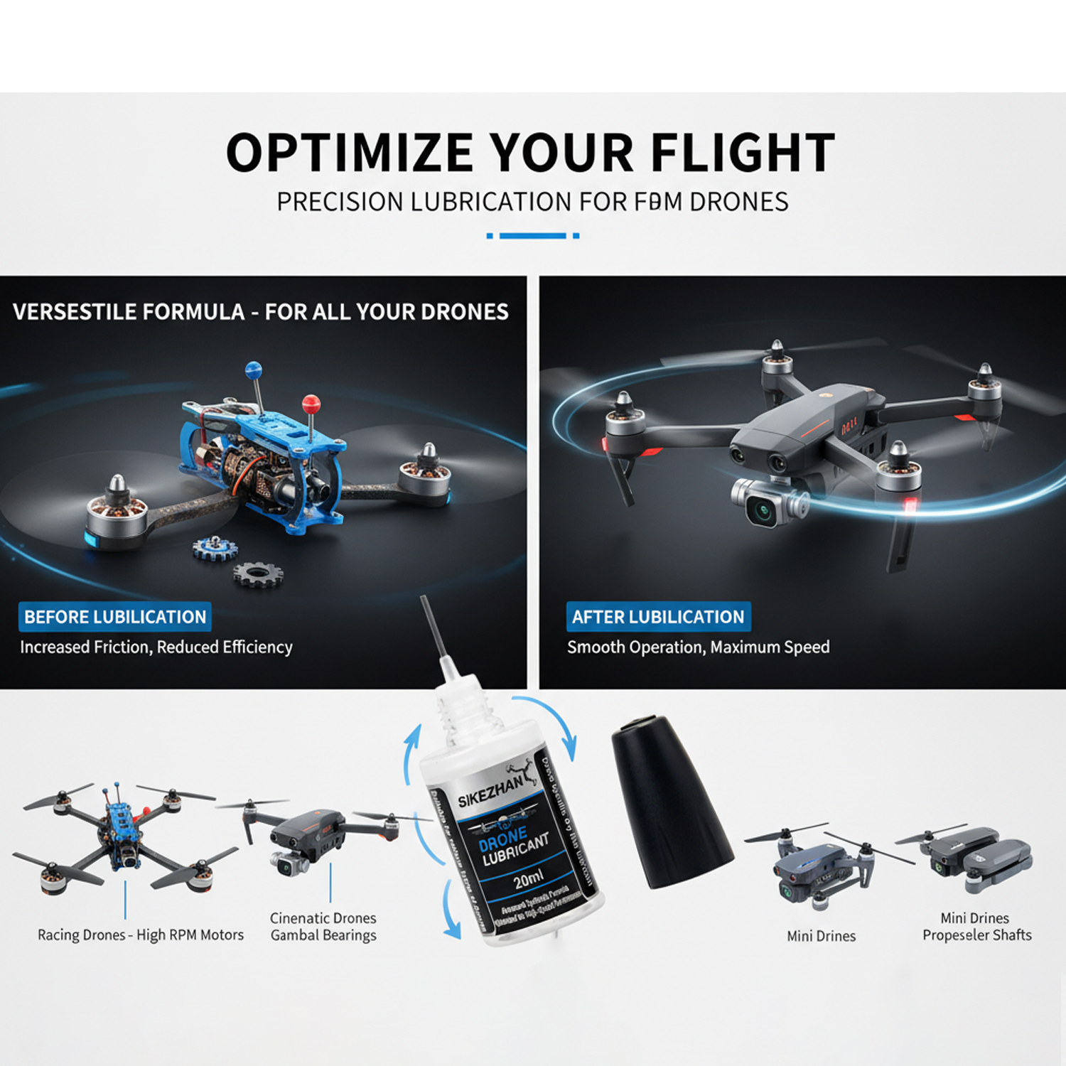 Micro Drone Motor Bearing Lubr - Fpv Drone Quadcopter 리뷰 및 가격