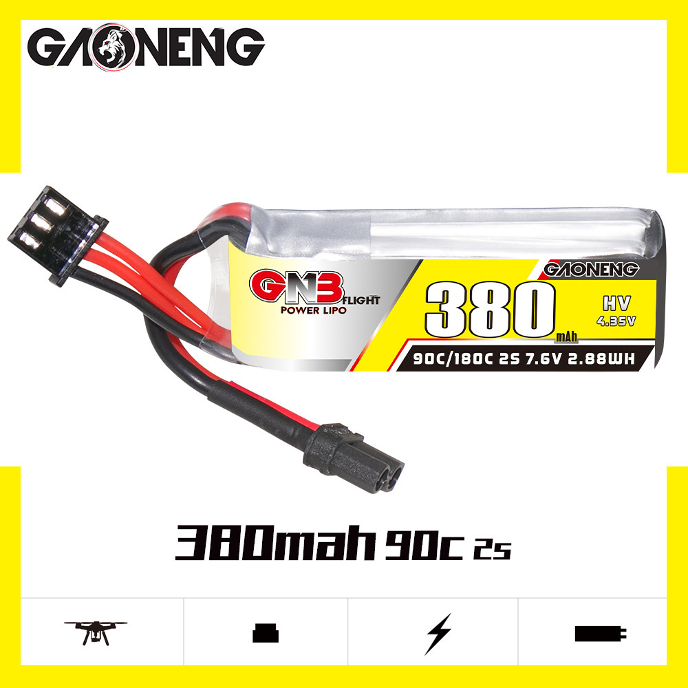 GNB 2S 7.6V 380mAh 90C/180C Li - Fpv Drone Battery 리뷰 및 가격