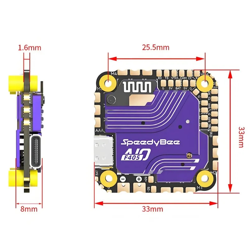 SpeedyBee F405 AIO Flight Cont - Fpv Drone Esc 리뷰 및 가격