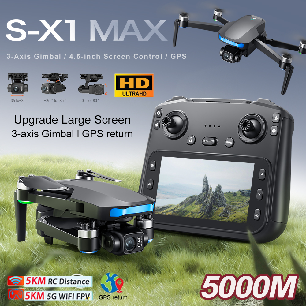 New S-X1 MAX Drone GPS 8K Prof - Fpv Drone Charger 리뷰 및 가격