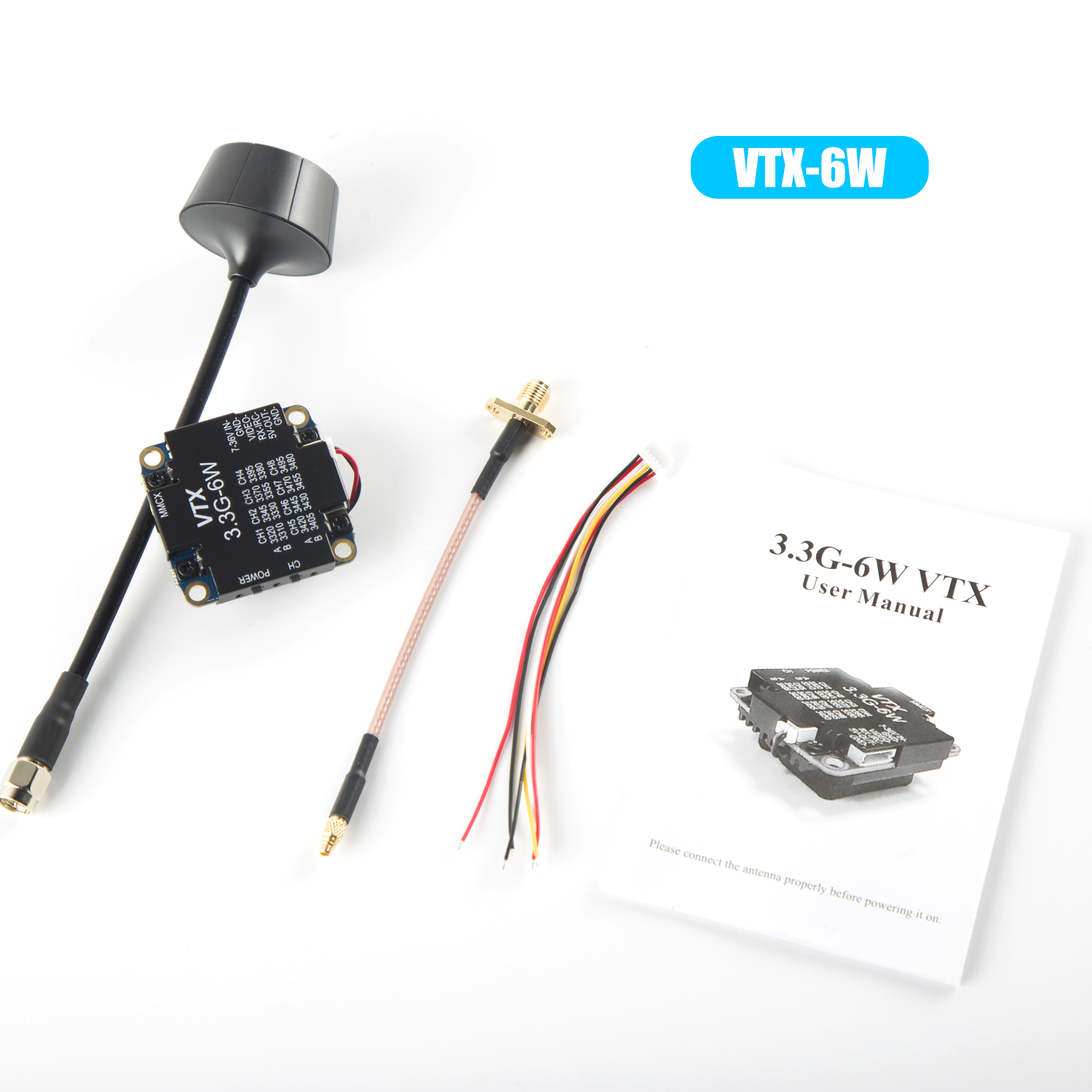 FPV Video Transmitter 3.3G 6W  - Fpv Drone Transmitter 리뷰 및 가격