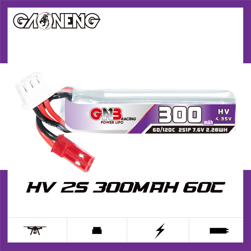 GAONENG GNB 2S 7.6V 300mAh 60C - Fpv Drone Battery 리뷰 및 가격